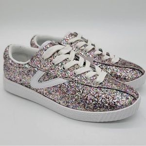 Glitter holiday Tretorn sneakers size 8.5